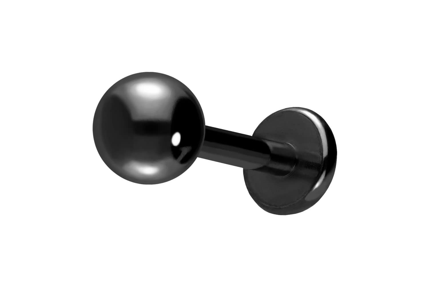 Titan Labret Piercing mit Push Fit